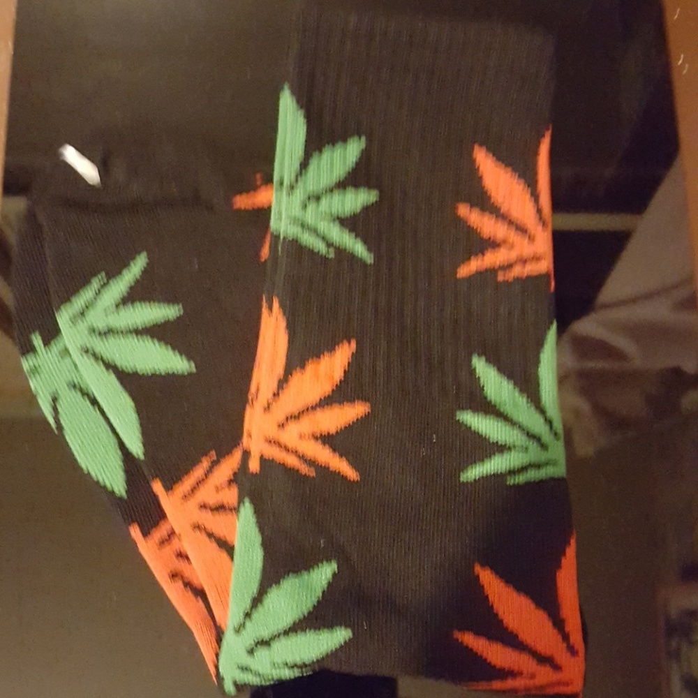 Sale!  Mary -Jane -  Leaf Socks
